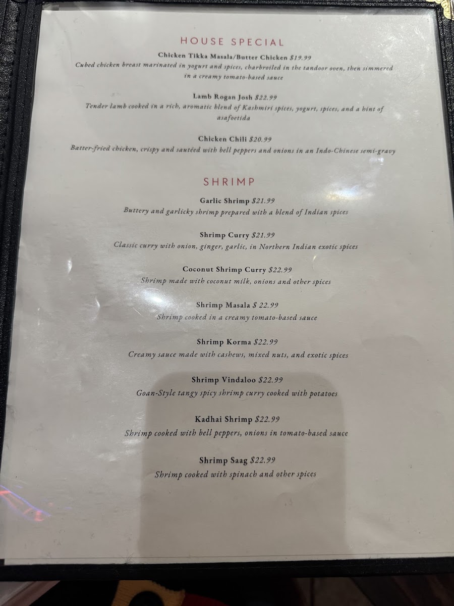 Menu Namaste Indian & Nepalese Cuisine-10