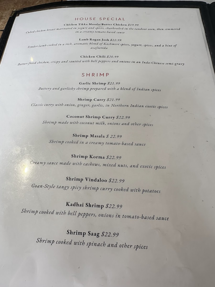 Menu Namaste Indian & Nepalese Cuisine-8